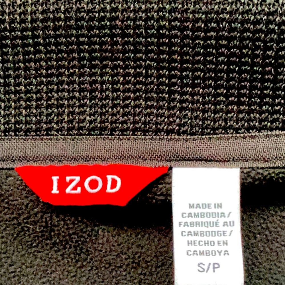 IZOD FLEECE-LINED WAFFLE WEAVE JACKET - Picture 7 of 9